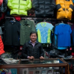 A local outfitter in Thamel
